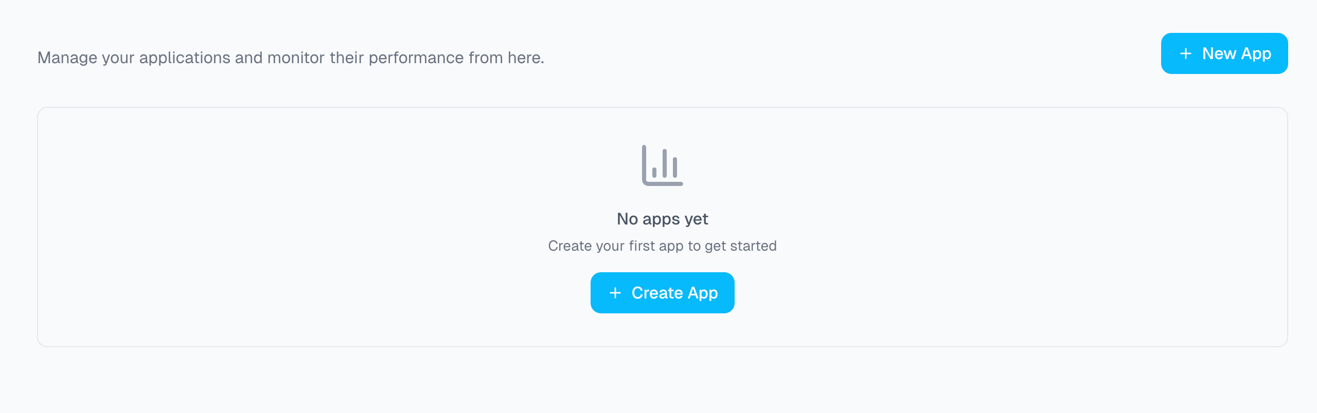 Empty apps overview